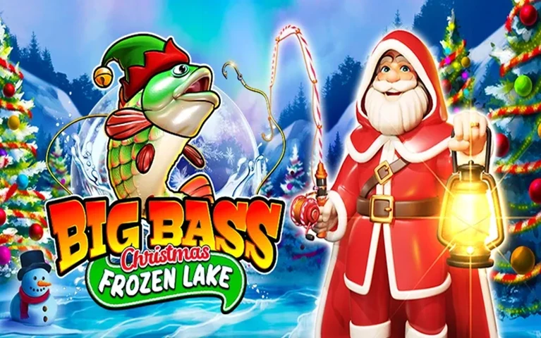 Big Bass Christmas Frozen Lake
