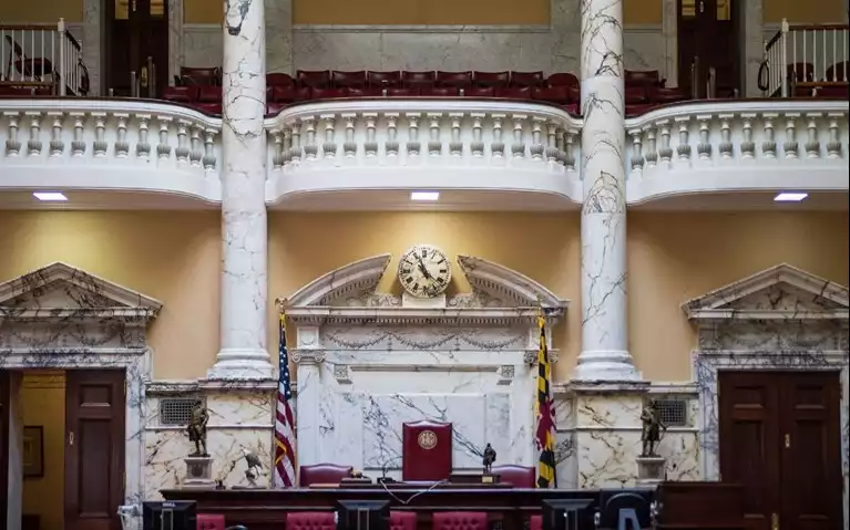 The Maryland State Senate Chamber