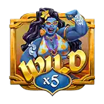 1001 Mystery Genie Fortunes - Genie Wild Symbol
