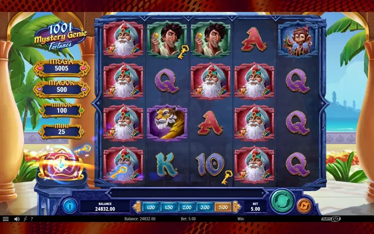 1,001 Mystery Genie Fortunes Bonus Features - Mystery Chest Feature