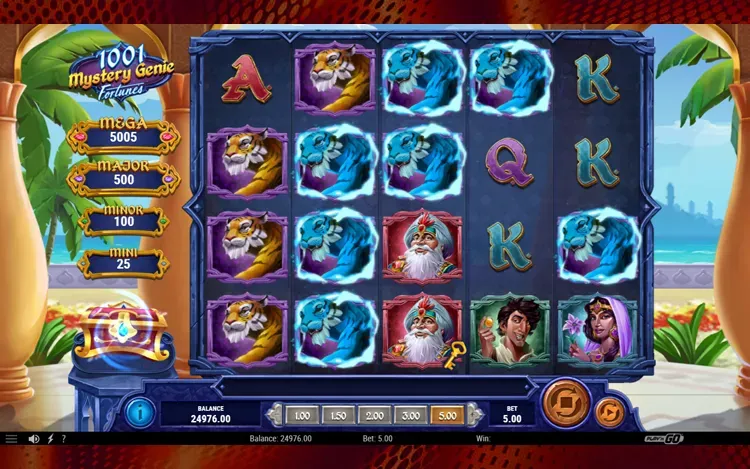 1,001 Mystery Genie Fortunes Bonus Features - Mystery Symbols