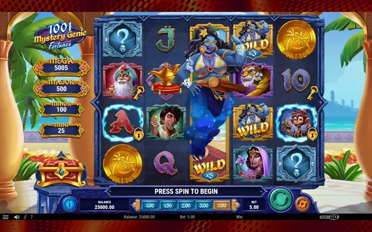 1,001 Mystery Genie Fortunes RTP and Wagering