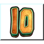 The Goonies Quest for Treasure 2 - Ten Symbol