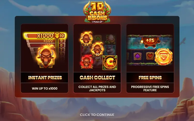 10 Cash Bisons Feature