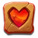 10 Cash Bisons - Heart Symbol