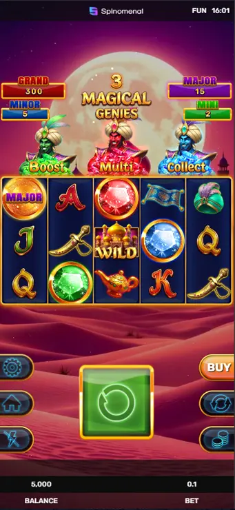 3 Magical Genies - Mobile Base Game