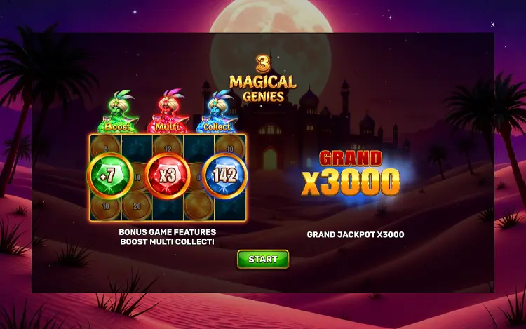 3 Magical Genies - Feature