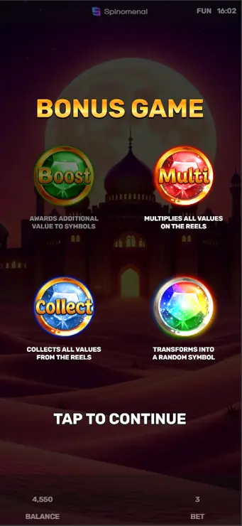 3 Magical Genies - Mobile Bonus