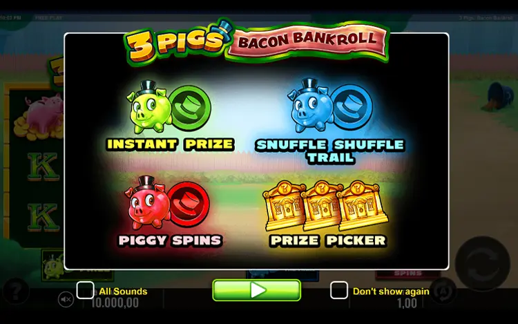 3 Pigs: Bacon Bankroll - Feature
