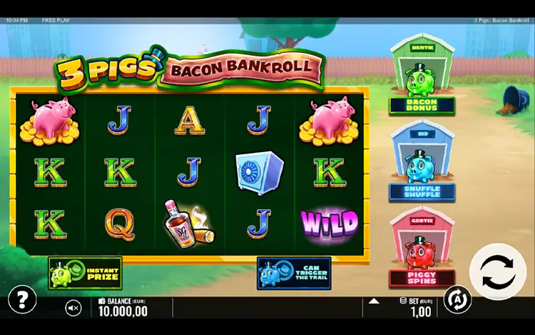 3 Pigs Bacon Bankroll RTP