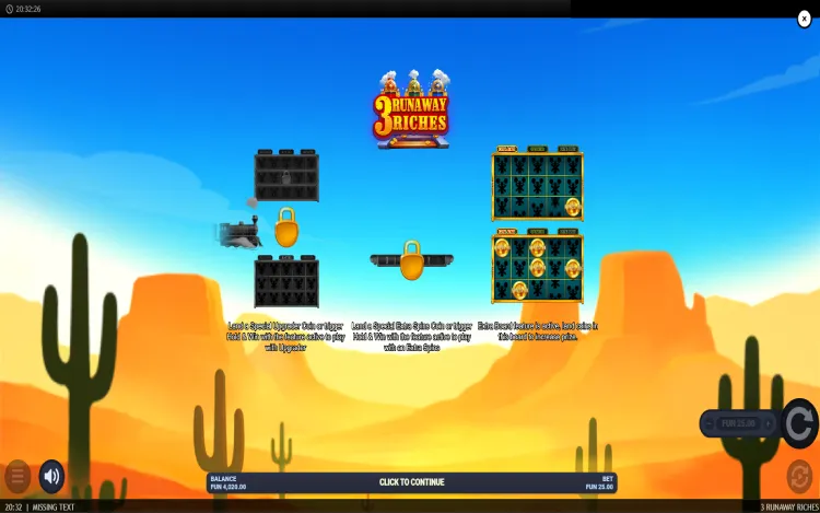3 Runaway Riches - Hold and Win