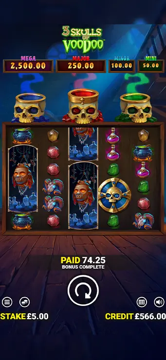 3 Skulls of Voodoo - Mobile Base Game