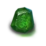 3 Skulls of Voodoo - Green Stone Symbol