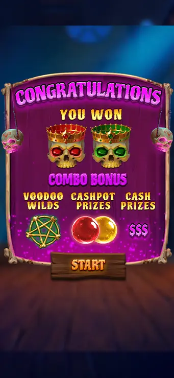 3 Skulls of Voodoo - Mobile Bonus