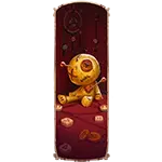 3 Skulls of Voodoo - Voodoo Doll Symbol
