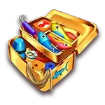4 Fantastic Fish Gold - Tackle Symbol