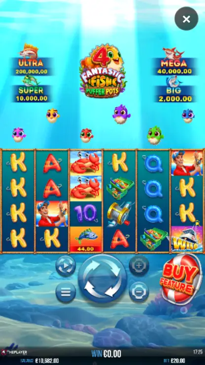 4 Fantastic Fish Puffer Pots - Mobile Base Game