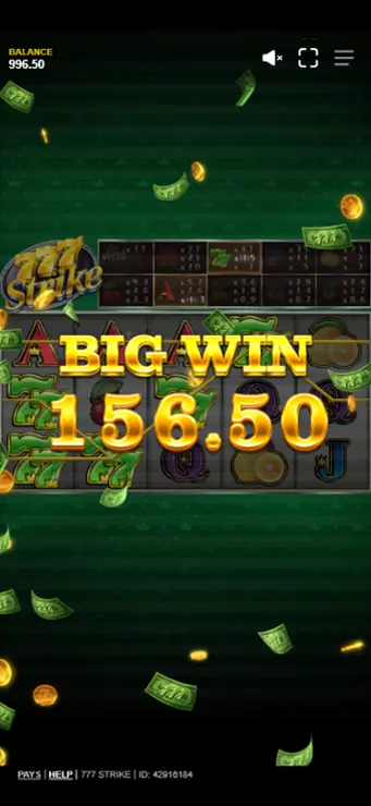 777 Strike - Mobile Win