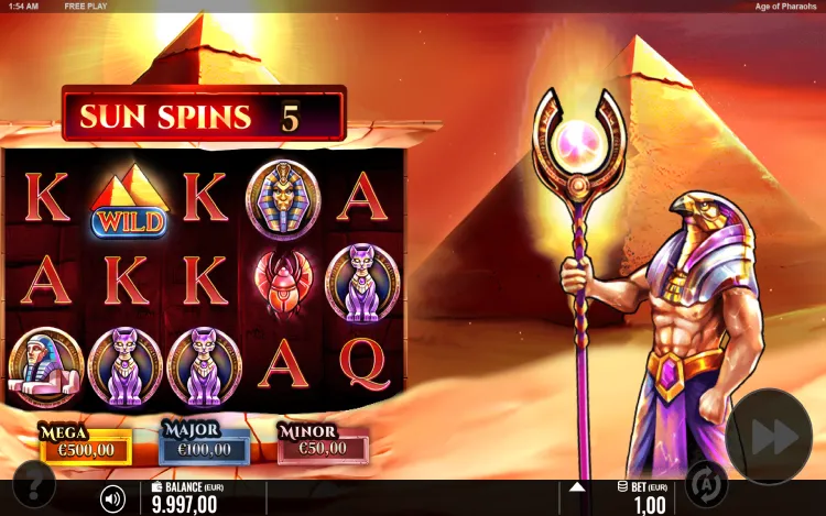 Age of Pharaohs - Mobile Bonus Game
