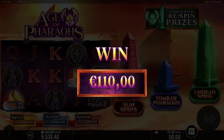 Age of Pharaohs - Mobile Simple Win