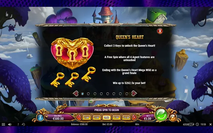 Agent of Hearts Bonus Features -  Queen's Heart