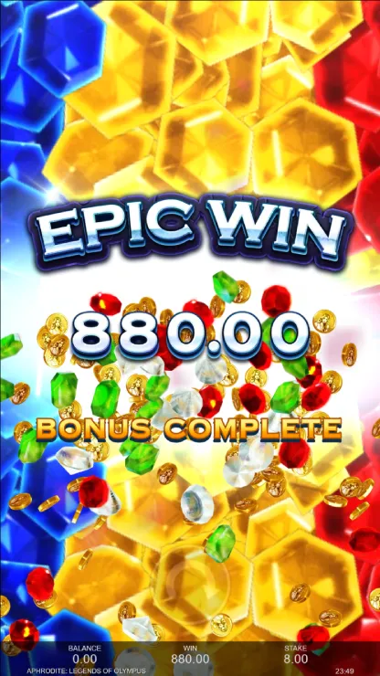 Aphrodite Legends of Olympus - Mobile Win