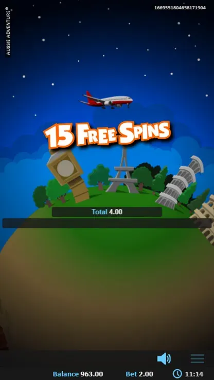 Aussie Adventure Mobile Features - Bonus Game
