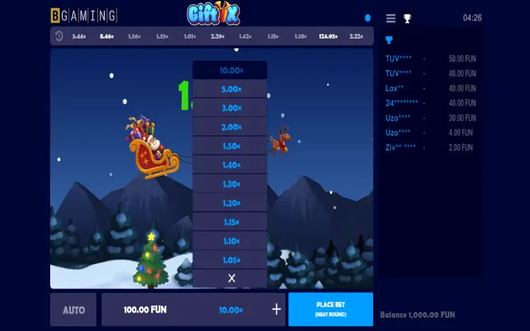 Gift X - Auto Cash-out Mode