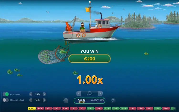 Big Bass Crash Auto Cashout