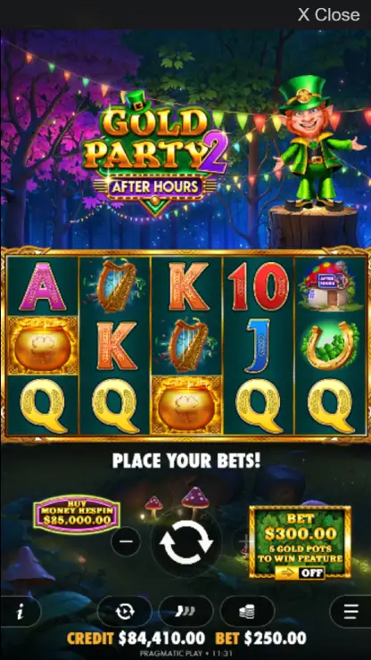 Gold Party 2 After Hours - Mobile Basegame