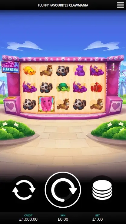 Fluffy Favourites Clawmania - Mobile Basegame