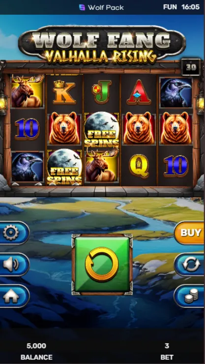 Wolf Fang Valhalla Rising Mobile Features - Base Game