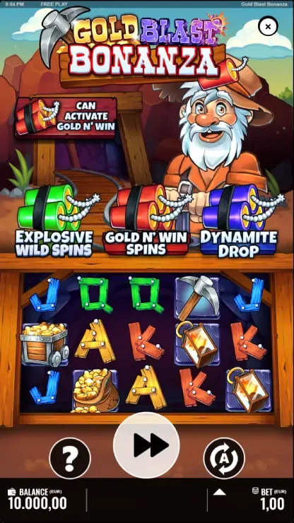 Gold Blast Bonanza - Mobile Basegame