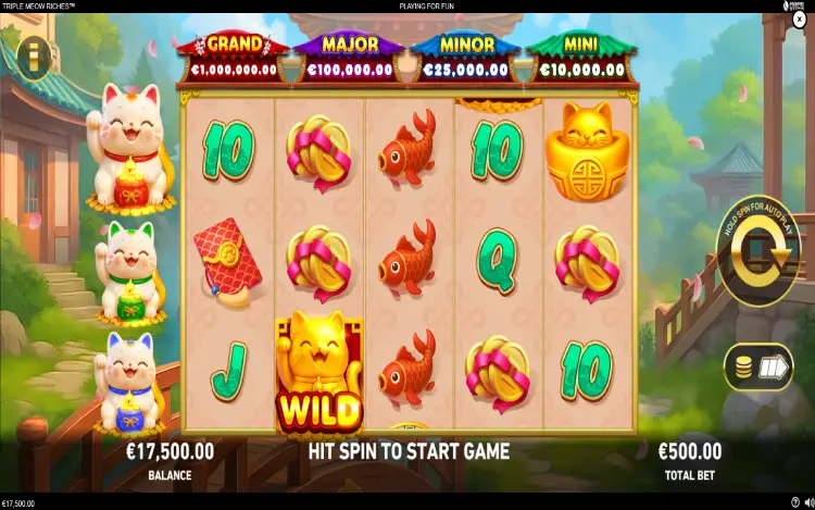 Triple Meow Riches - Mobile Basegame