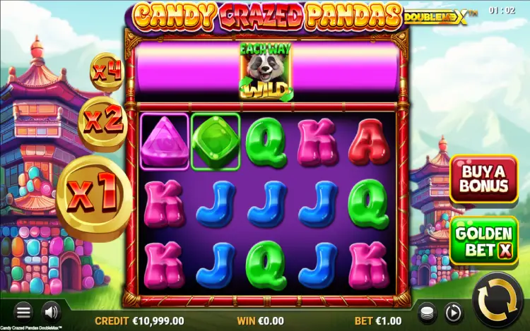 Candy Crazed Pandas DoubleMax - Mobile Basegame