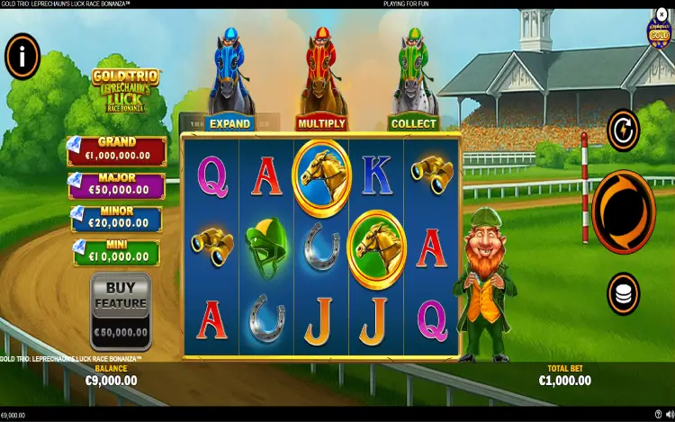 Gold Trio: Leprechaun's Luck Race Bonanza - Mobile Basegame