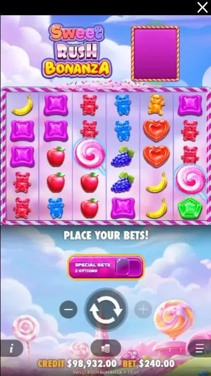 Sweet Rush Bonanza - Mobile Basegame