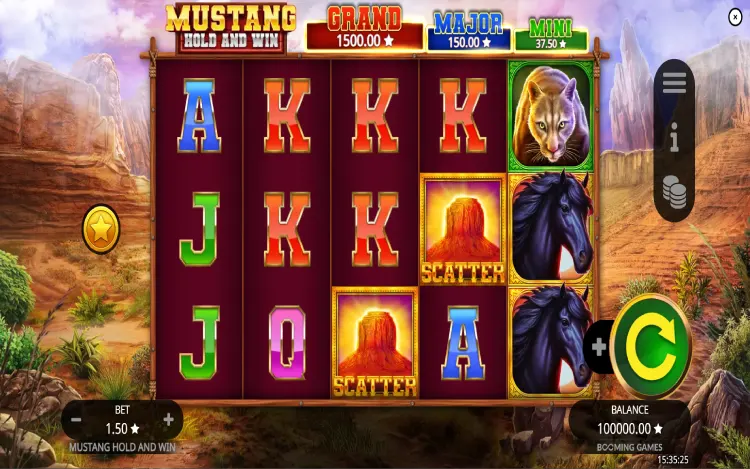 Mustang Hold and Win - Mobile Basegame