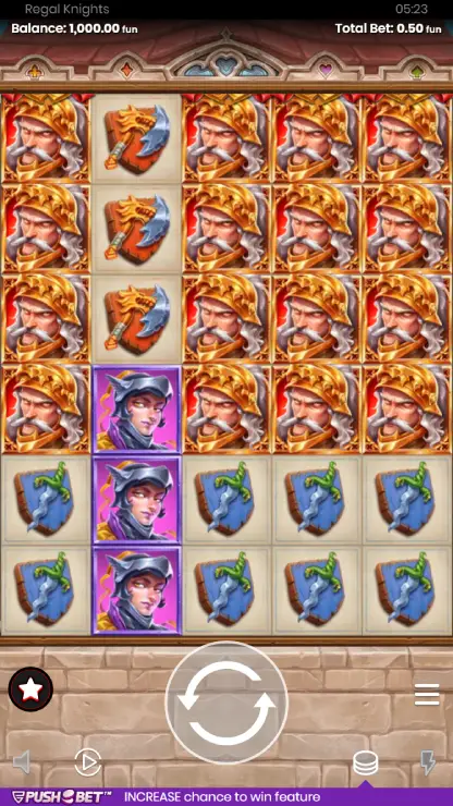 Regal Knights Mobile Features - Basegame
