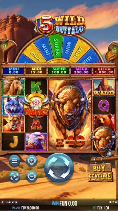 5 Wild Buffalo - Mobile Basegame