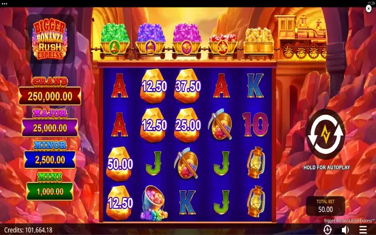 Bigger Bonanza Rush Express - Mobile Basegame