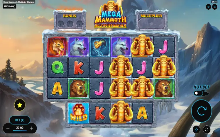 Mega Mammoth Multiplier Mayhem - Mobile Basegame