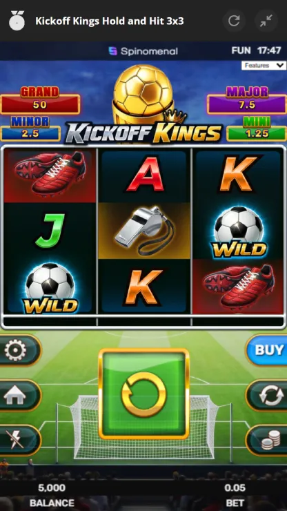Kickoff Kings – Hold & Hit 3x3 -  Mobile Basegame