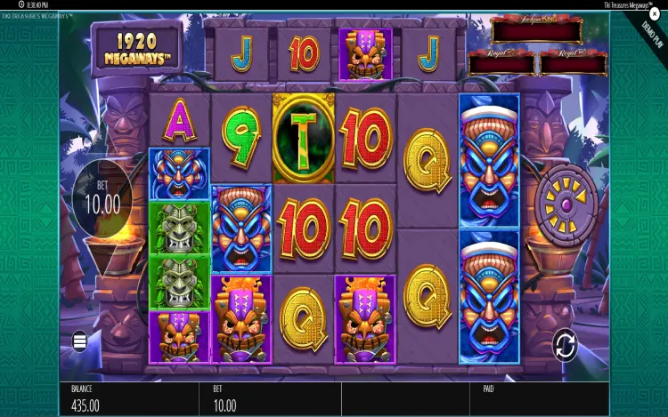 Tiki Treasures Megaways - Mobile Basegame