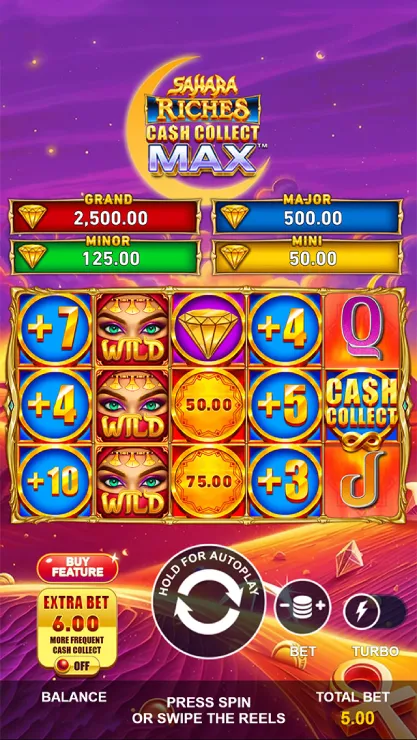 Sahara Riches: Cash Collect Max - Mobile Basegame