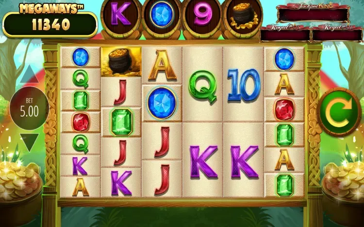 Irish Riches Megaways - Mobile Basegame