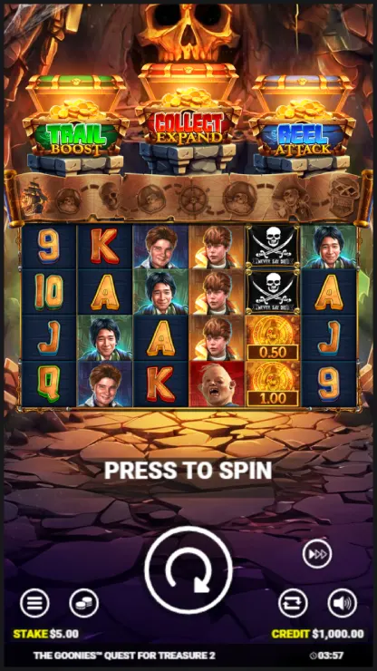 The Goonies Quest for Treasure 2 - Mobile Basegame