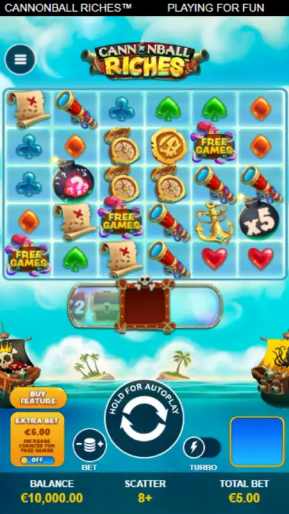 Cannonball Riches - Mobile Basegame