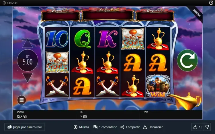 Genie Jackpots - Mobile Basegame