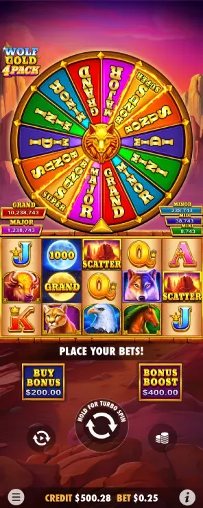 Wolf Gold 4 Pack - Mobile Basegame